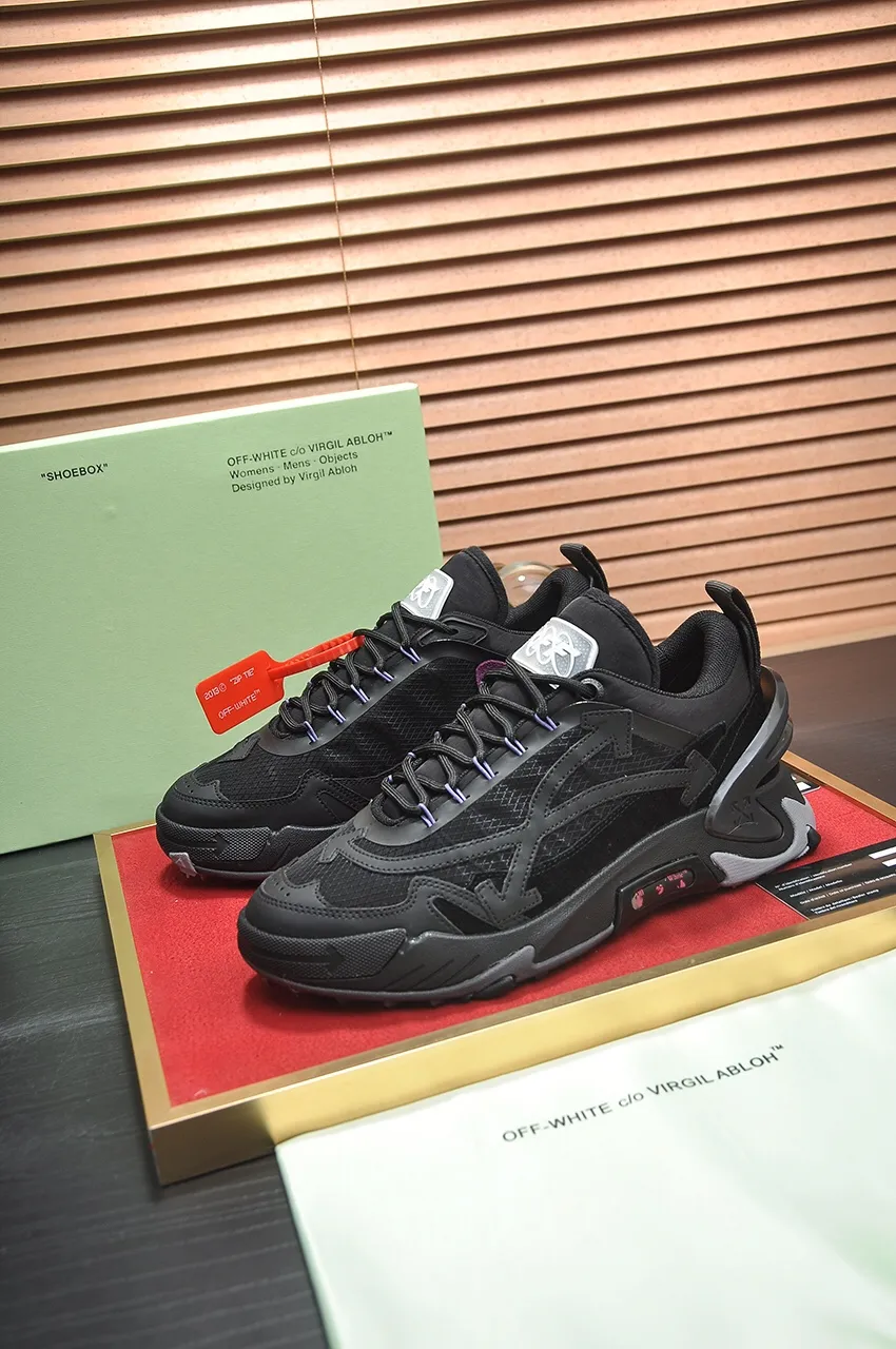 Men's men's shoes💰660💶【off-white】👫 Original one-to-one replica, high-end quality🥳The latest model has not been listed on the official website yet, the top version. Fabric: Imported open-edge beaded laminated leather Lining: Imported breathable mesh Outsole: New material imported TPU combination sole Male 38-44 (customized at 45)